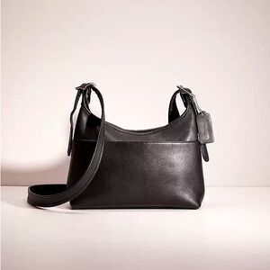 Coach Legacy Zip Top Shoulder Bag Black Glove Leather | Vintage Y2K 90s